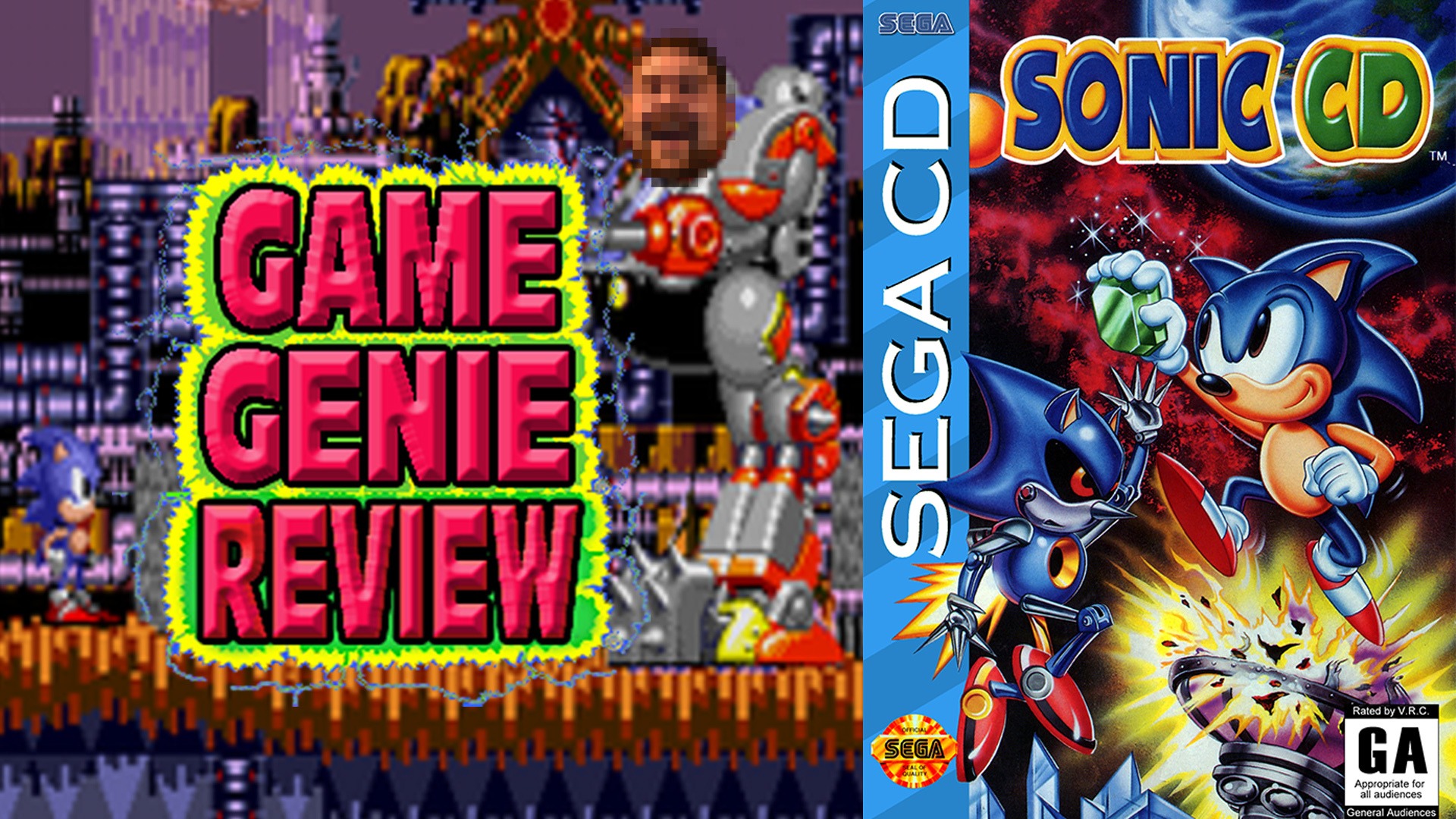 Sonic CD Game Genie Review Gamester 81